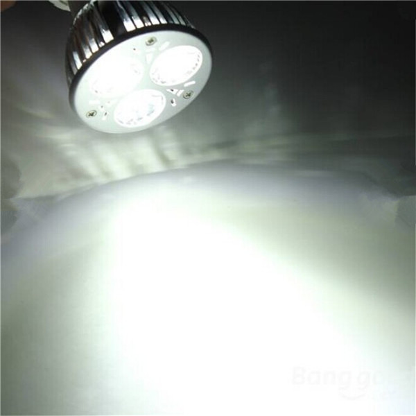 overvalue mr16 gu5.3 6w 3 led cool white warm white high power spotlight spot lights lamp bulb dc12v