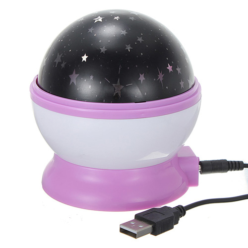 rotation romantic room lamp cosmos starry star night light sky projector usb home decoration great gift baby care