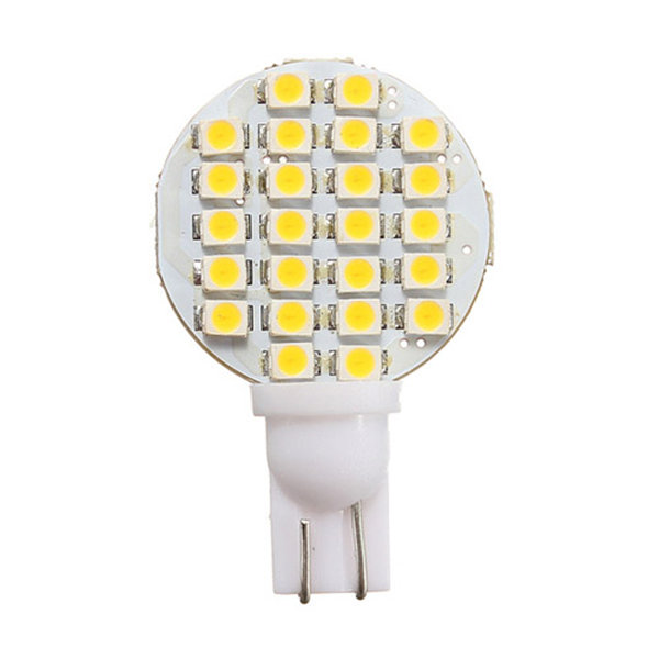 t10 194 168 w5w 24 led 1210 smd warm white rv boat car auto wedge side lights lamp bulb dc12v