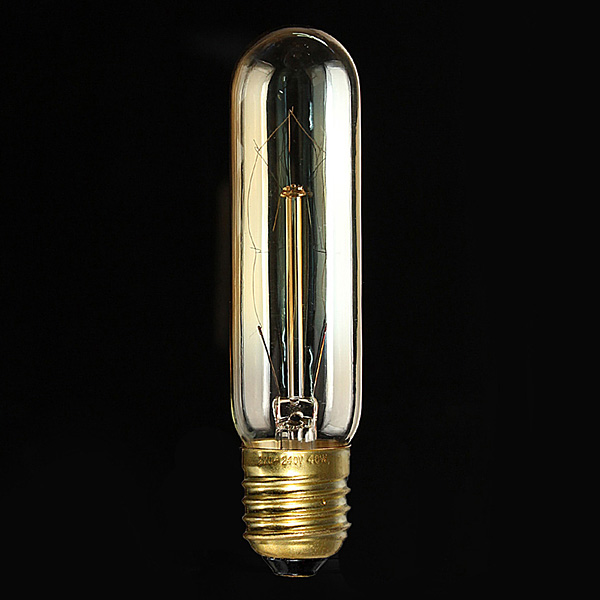 t10 e27 60w vintage antique filament incandescent pendant screw light home bulb lamp 110v/220v