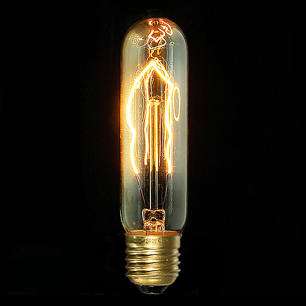 t10 e27 60w vintage antique filament incandescent pendant screw light home bulb lamp 110v/220v