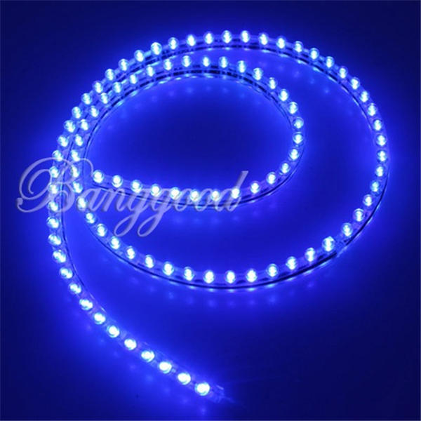 waterproof 96 led 96cm flexible car auto light strip decoration dc12v yellow white blue green red waterproof 96 led 96cm flexible car auto light strip decoration dc12v yellow white blue green red