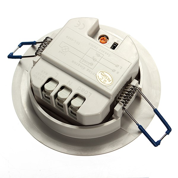 whole 2015 new arrival 220v recessed pir ceiling occupancy motion sensor detector light switch