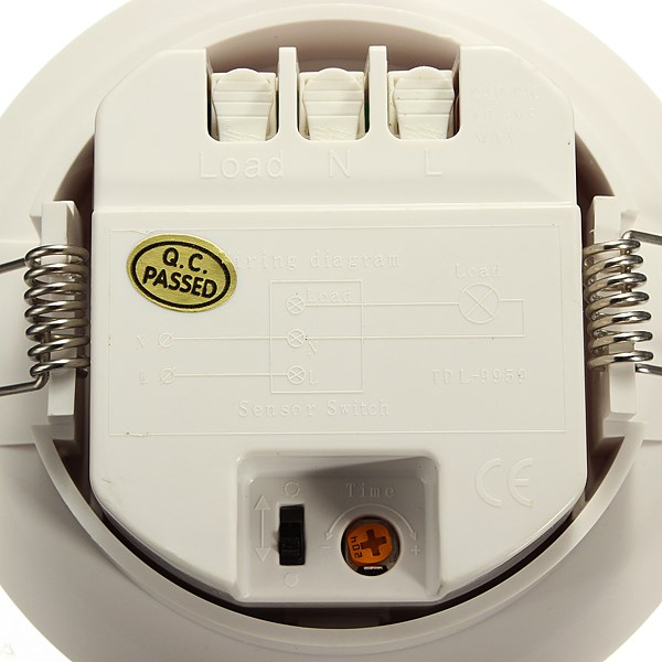 whole 2015 new arrival 220v recessed pir ceiling occupancy motion sensor detector light switch