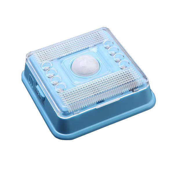 wireless infrared 8 led night light lamp bulb pir auto sensor motion detector white red blue green black
