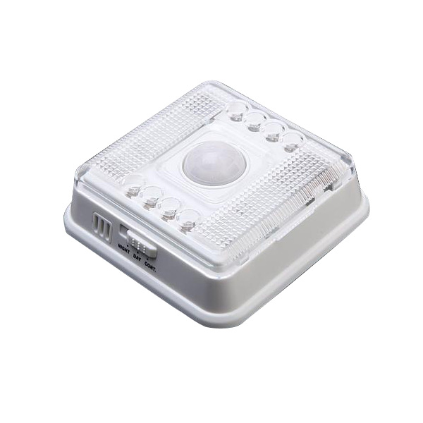 wireless infrared 8 led night light lamp bulb pir auto sensor motion detector white red blue green black