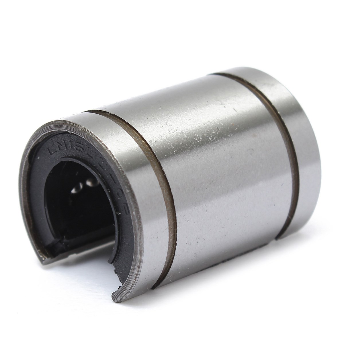 best promotion! steel 1pc lm16uuop 16mm shaft round open type linear ball bearing steel silver new