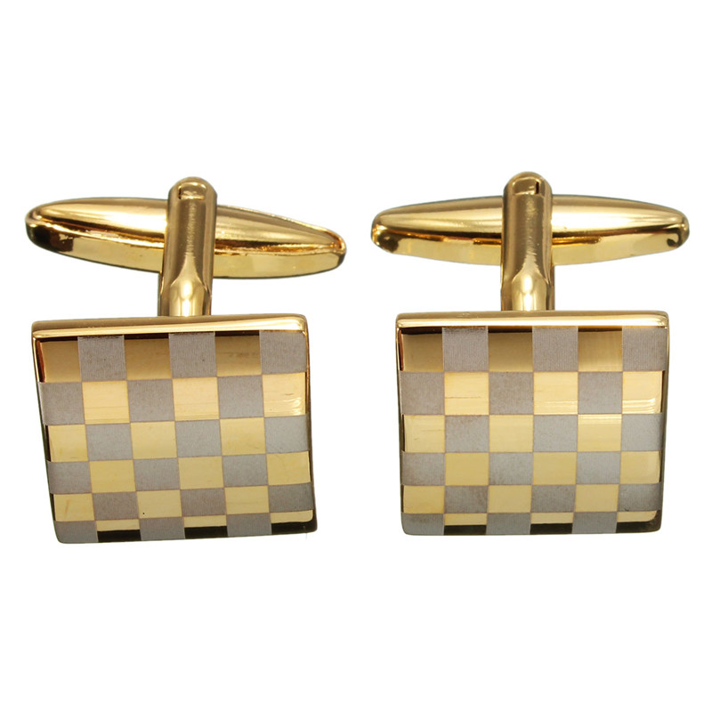 2 pcs classical new golden modern square silver wedding party gift men's cufflinks cuff for links new 2 pcs classical new golden modern square silver wedding party gift men's cufflinks cuff for links new
