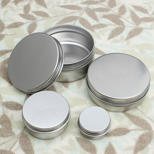 20pcs/lot 150ml empty aluminum jar with screw lid aluminum container for cream ointment hand cream storage
