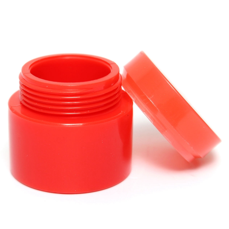 new arrvial empty jar pot cosmetic cream lotion bottle box container screw lid red/yellow beautiful design