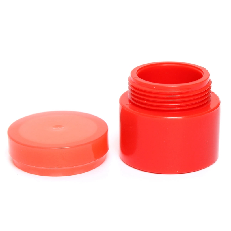 new arrvial empty jar pot cosmetic cream lotion bottle box container screw lid red/yellow beautiful design