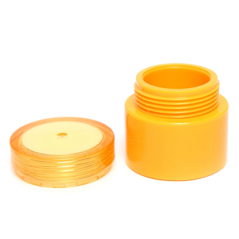new arrvial empty jar pot cosmetic cream lotion bottle box container screw lid red/yellow beautiful design