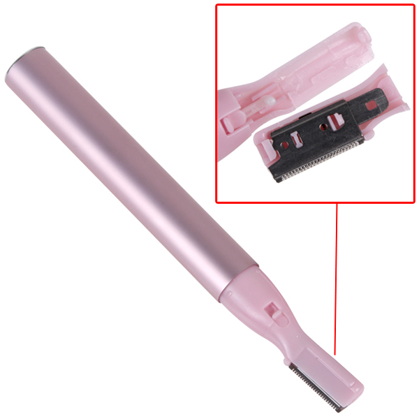mini waterproof women electric eyebrow trimmer razor mini lady body face hair remover shaver women bikini underarms epilator