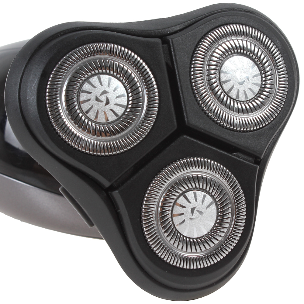 rechargeable rotary 3d electric shaver razor for men waterproof washable men beard trimmer shaver with 3d head