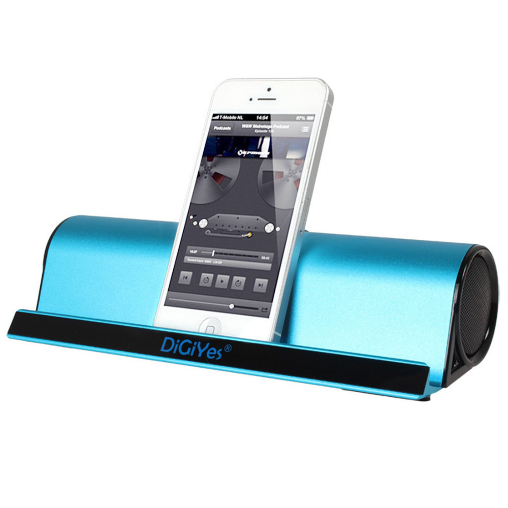 digiyes wireless bluetooth speaker mini portable stereo music audio speaker with 3.5mm aux port for ipad iphones samsung tablets