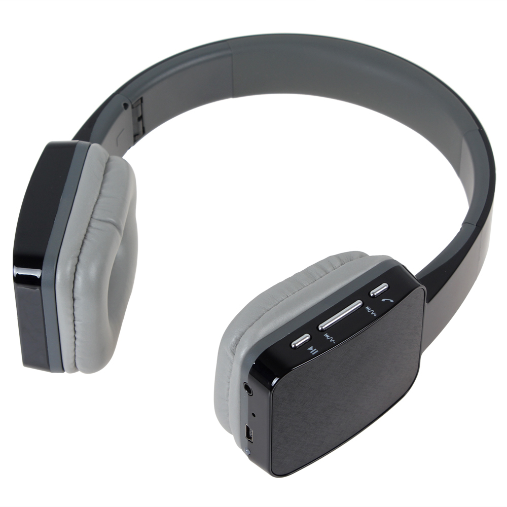 foldable adjustable wireless bluetooth v2.1+edr headset stereo noise canceling bluetooth headphone earphone for pc / smartphone