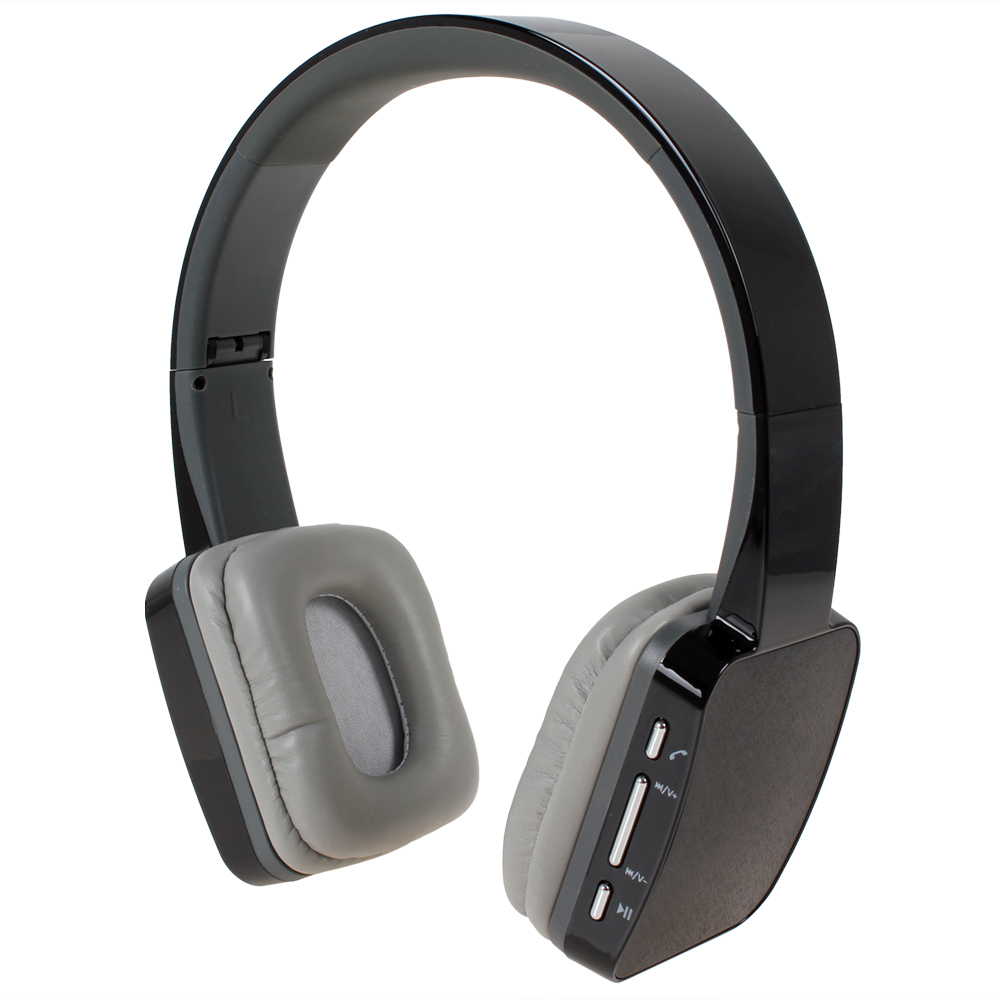 foldable adjustable wireless bluetooth v2.1+edr headset stereo noise canceling bluetooth headphone earphone for pc / smartphone
