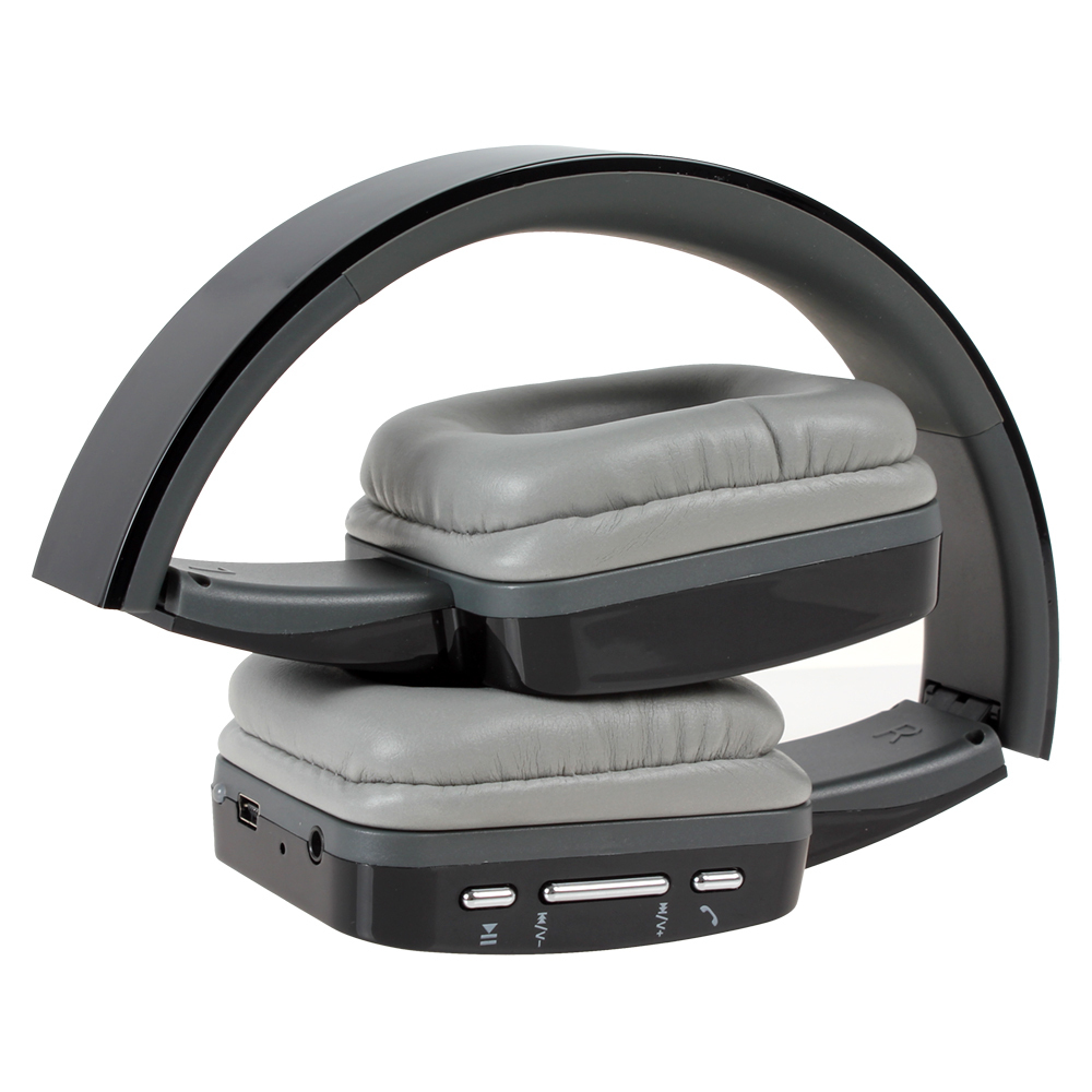 foldable adjustable wireless bluetooth v2.1+edr headset stereo noise canceling bluetooth headphone earphone for pc / smartphone