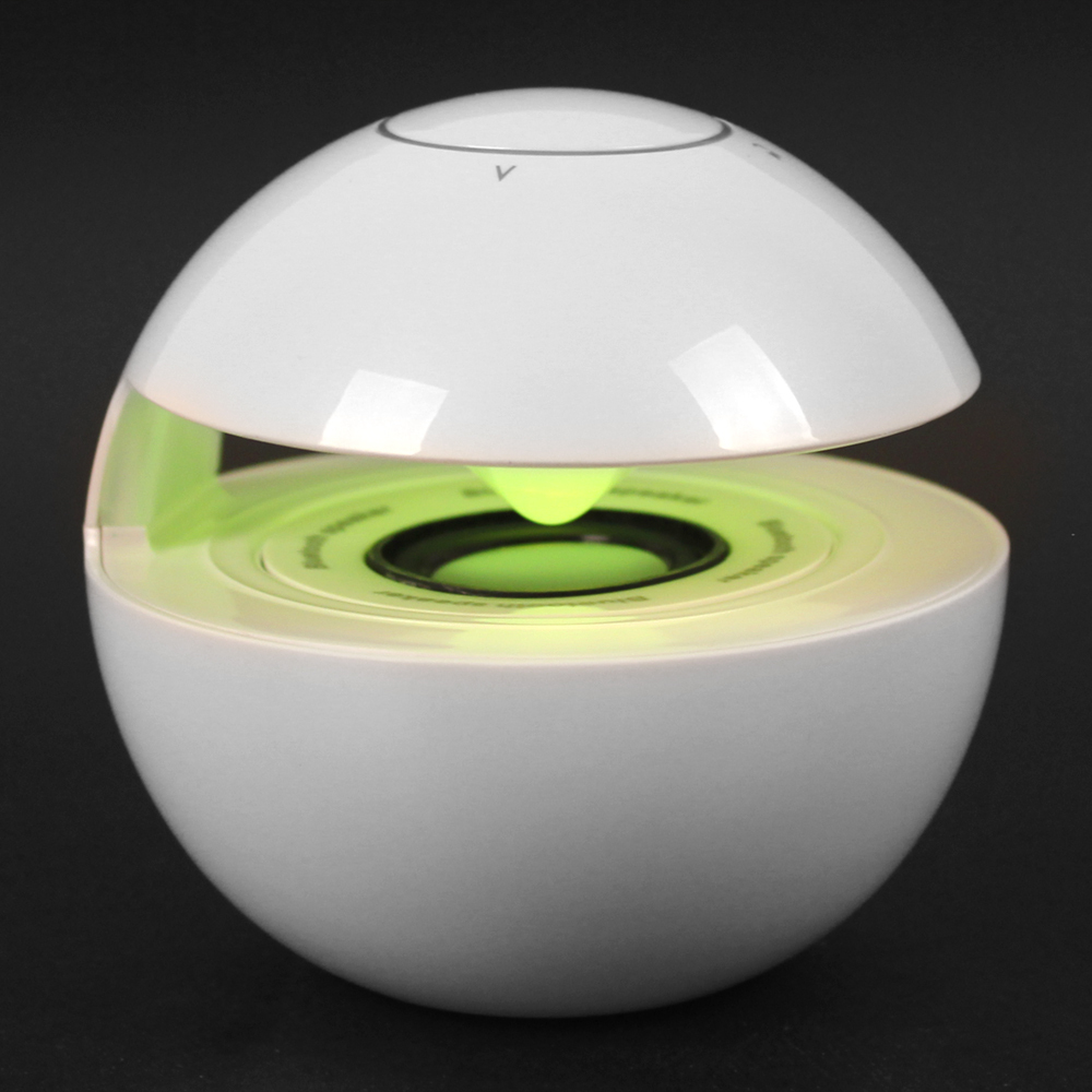 hands wireless bluetooth v2.1+edr speaker color changing respiration lamp touch operate led portable mini mp3 music speaker