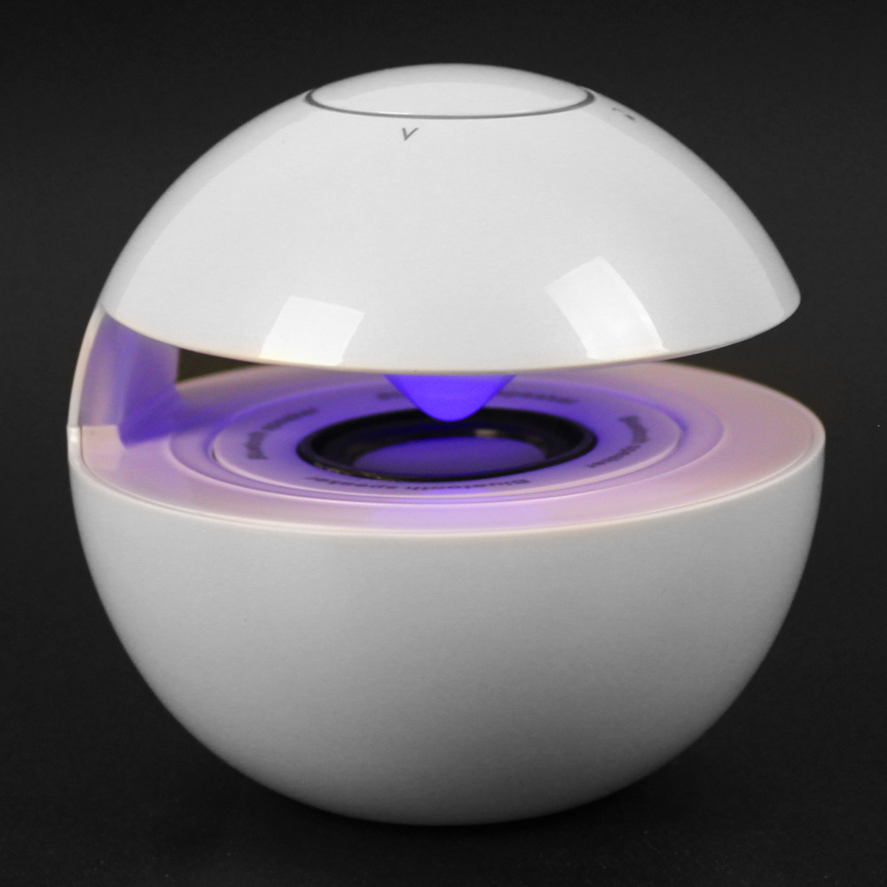 hands wireless bluetooth v2.1+edr speaker color changing respiration lamp touch operate led portable mini mp3 music speaker