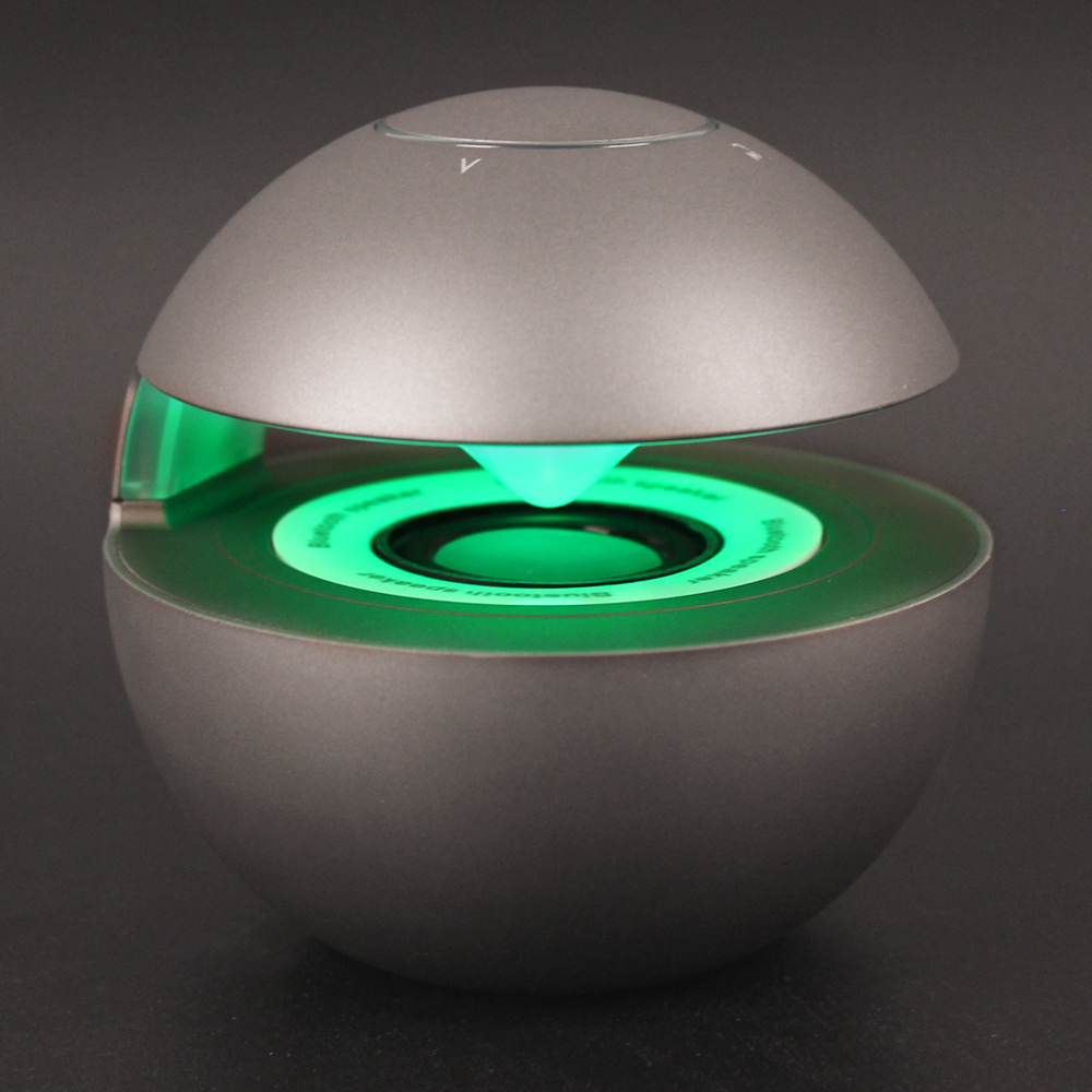hands wireless bluetooth v2.1+edr speaker color changing respiration lamp touch operate led portable mini mp3 music speaker