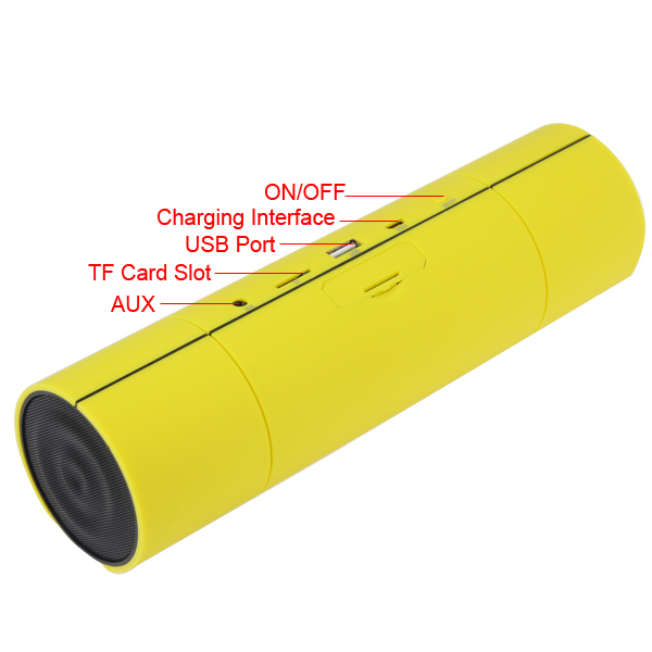 portable mini wireless bluetooth speaker 3.0 cylinder appearance boombox mp3 music nfc speaker support tf card and usb