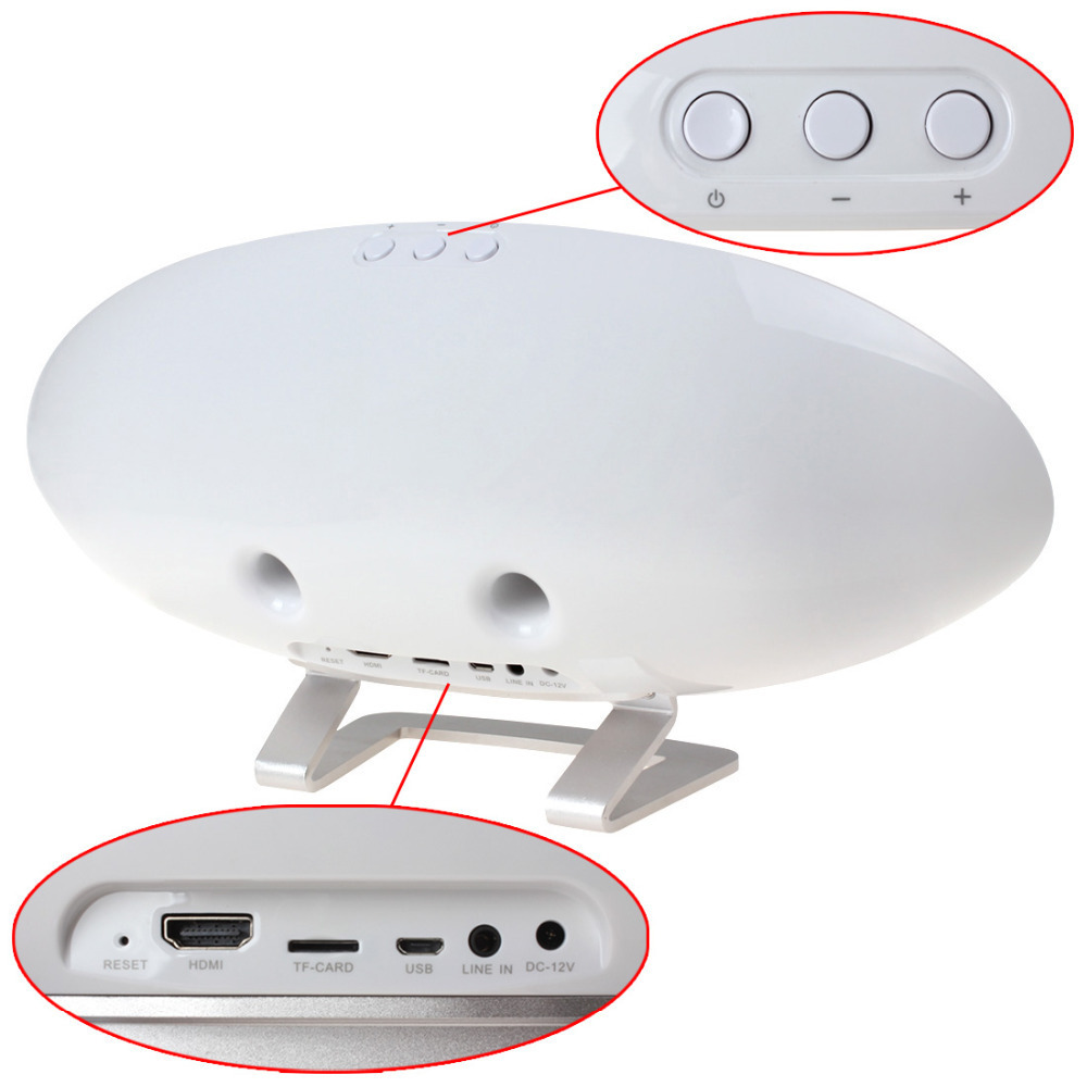 portable smart wireless bluetooth speaker android 4.4.4 8gb 7.2 inch touch screen speaker audio / video player + remote control