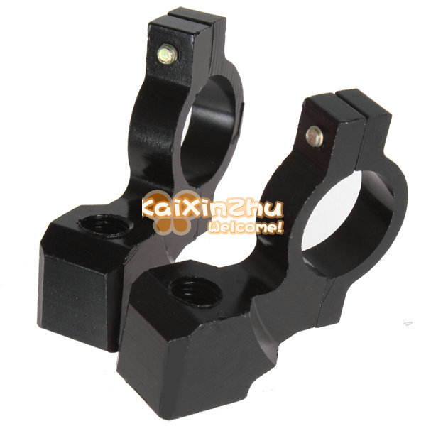 universal 9mm stud motorcycle rearview mirror mount holder adapters aluminum clamp