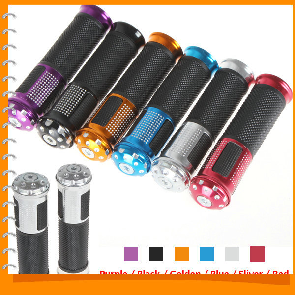 universal rubber porous carved motorcycle handlebar grips motorbike handle hand bar ends for modifying - 6 optional colors universal rubber porous carved motorcycle handlebar grips motorbike handle hand bar ends for modifying - 6 optional colors