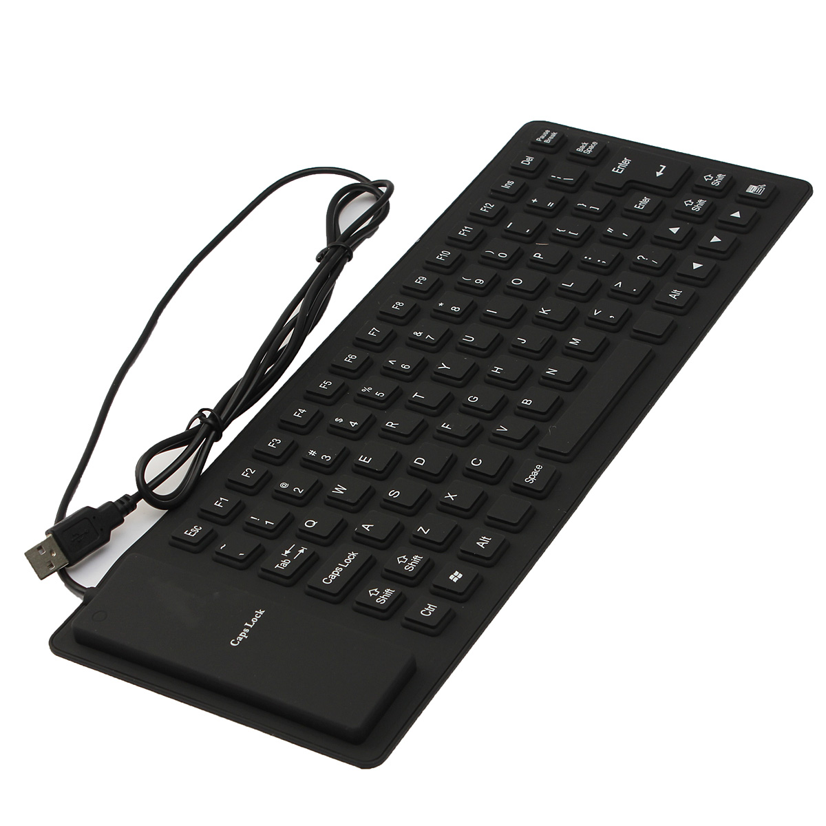2015 new arrival 108keys black usb wired russian letter silicon keyboard russian layout desktop notebook