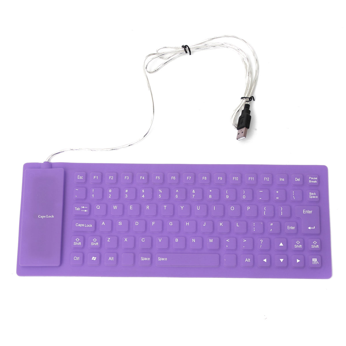 2015 new arrival 108keys purple usb wired russian letter silicon keyboard russian layout desktop notebook