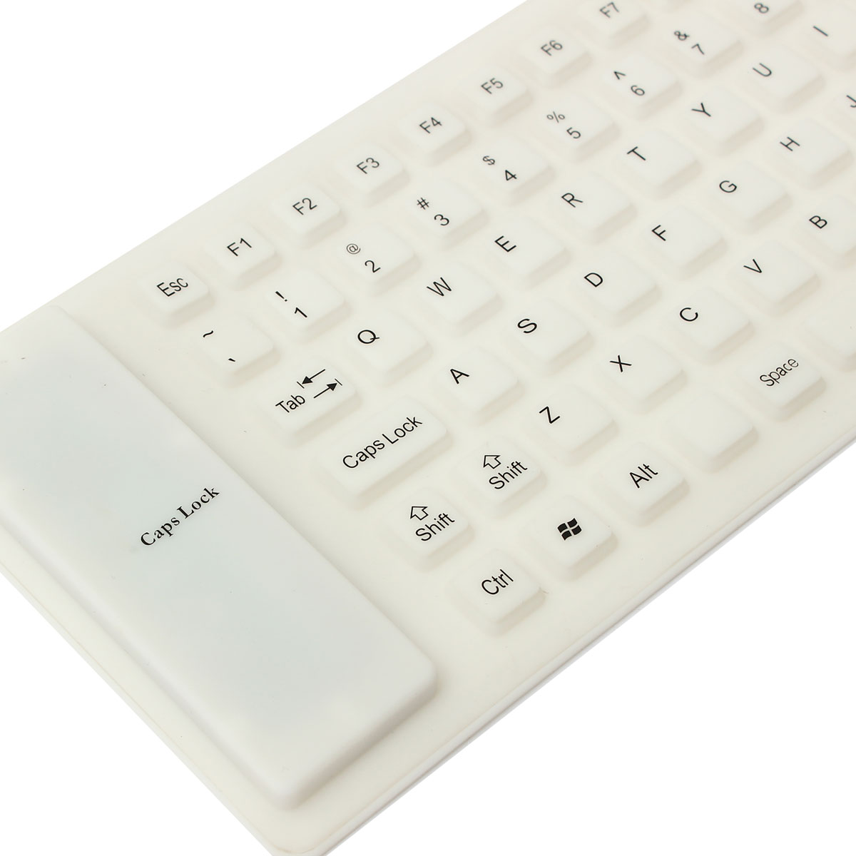2015 new arrival 108keys white usb wired russian letter silicon keyboard russian layout desktop notebook