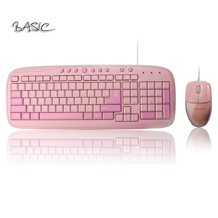 basic k802+m318 cute for pink multimedia keyboard and mouse combos waterproof keyboard fashion mice ultrathin keys for pc laptop basic k802+m318 cute for pink multimedia keyboard and mouse combos waterproof keyboard fashion mice ultrathin keys for pc laptop