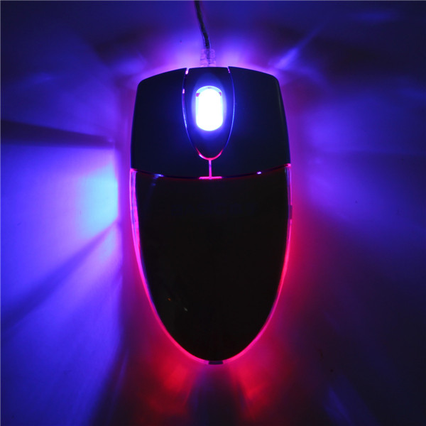 basic m-328n ergonomic design colorful led light mini optical portable mouse comfotable abs yellow silver mice for laptop pc