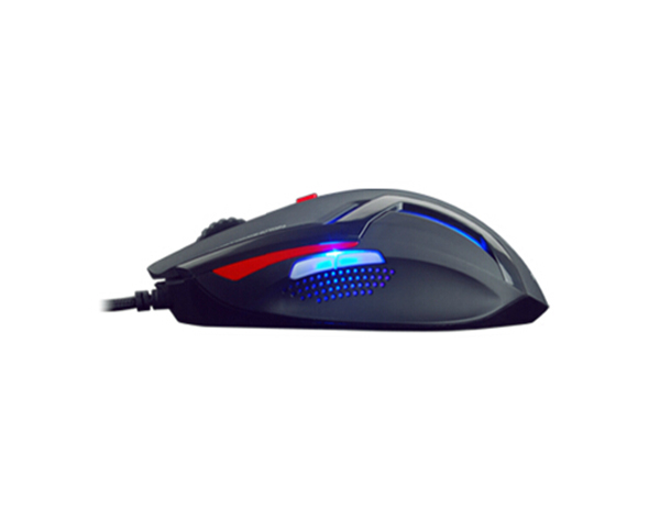 basic m-730gt fashion game ergonomic design dazzling blue track mouse 37 inches/se with led light comfotable mice for laptop pc