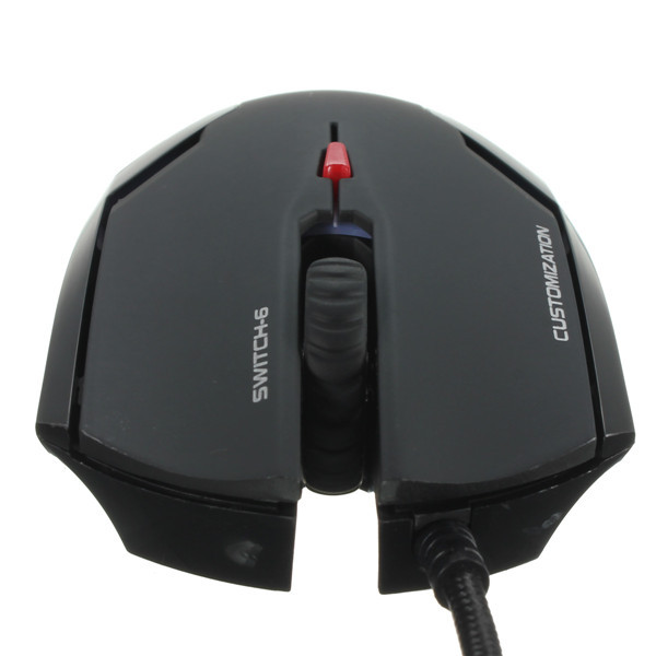 basic m-730gt fashion game ergonomic design dazzling blue track mouse 37 inches/se with led light comfotable mice for laptop pc