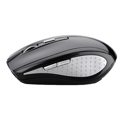 black 2.4g wireless mouse 3 buttons 1200 dpi cordless gaming optical mice for computer laptop notebook