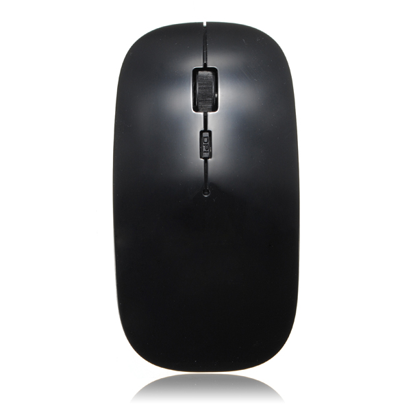 black s usb thin usb optical wireless mouse 2.4g receiver super slim mouse for computer pc laptop desktop accessories