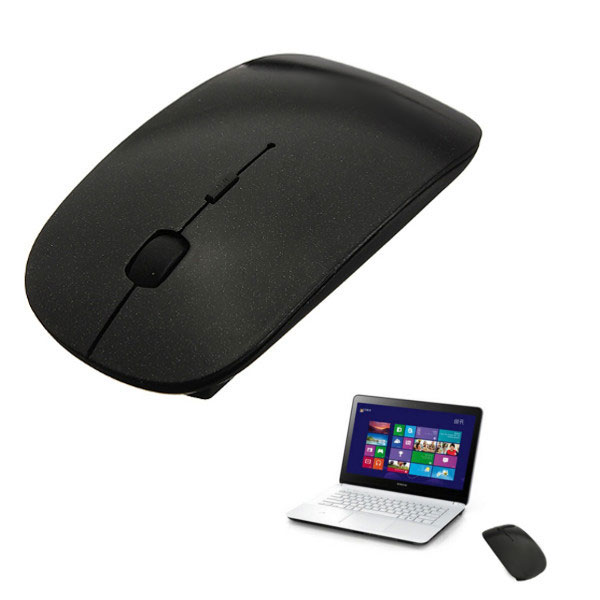 brand new black wireless mouse bluetooth 3.0 super slim optical mouse for computer pc laptop desktop