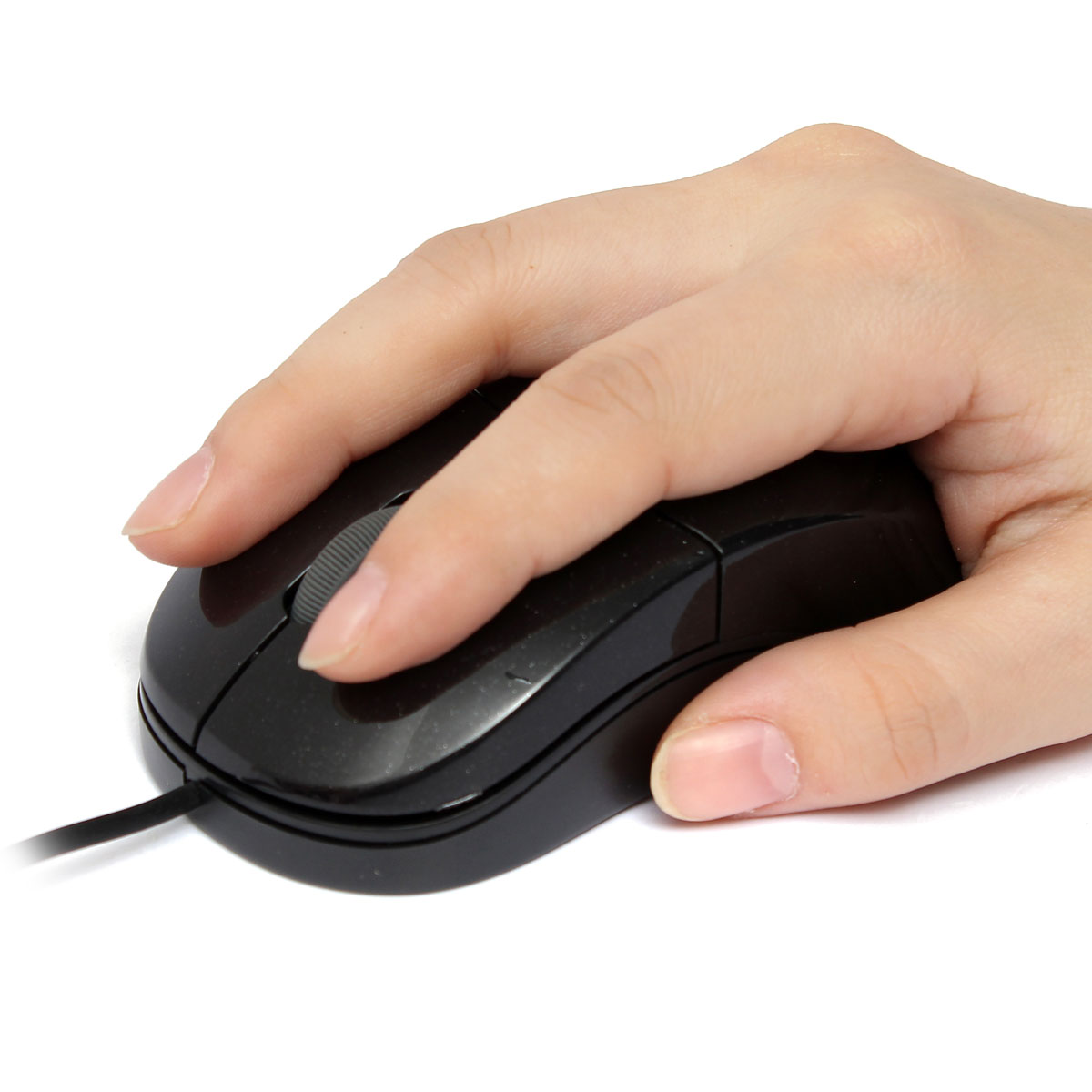 brand new cute usb flower wired gaming game mouse mice scroll wheel 3 buttons 1200 dpi for laptop desktop (random color)