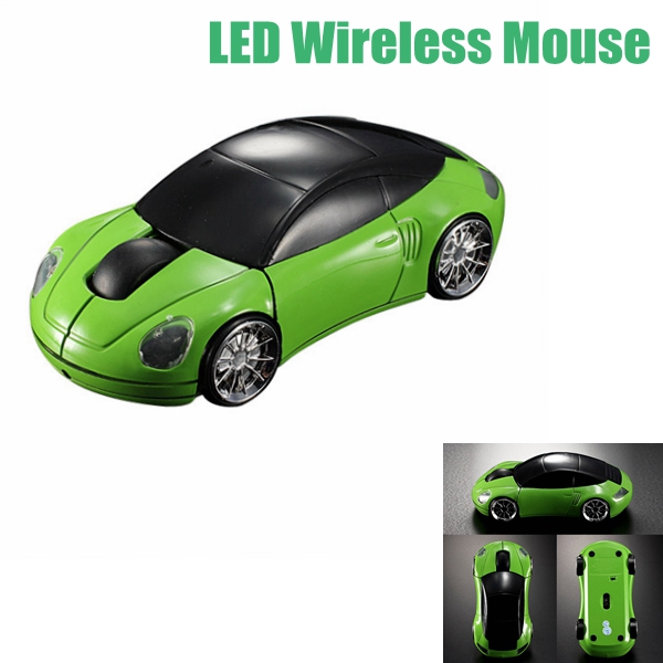 brand new green laptop computer car shaped mouse 1600dpi optical mice 3d 2.4g usb wireless brand new green laptop computer car shaped mouse 1600dpi optical mice 3d 2.4g usb wireless