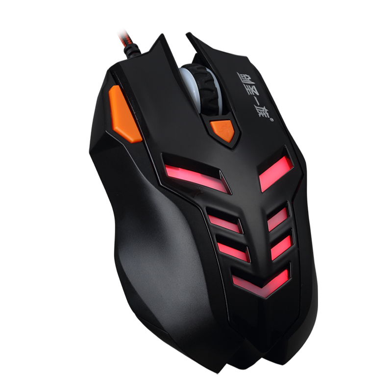 brand new js-x3 3d 4 color optical wired game gaming mouse mice for pc laptop computer lol cf wow