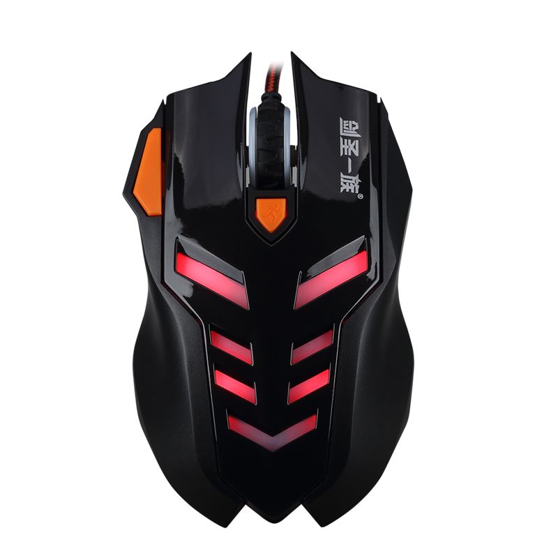 brand new js-x3 3d 4 color optical wired game gaming mouse mice for pc laptop computer lol cf wow