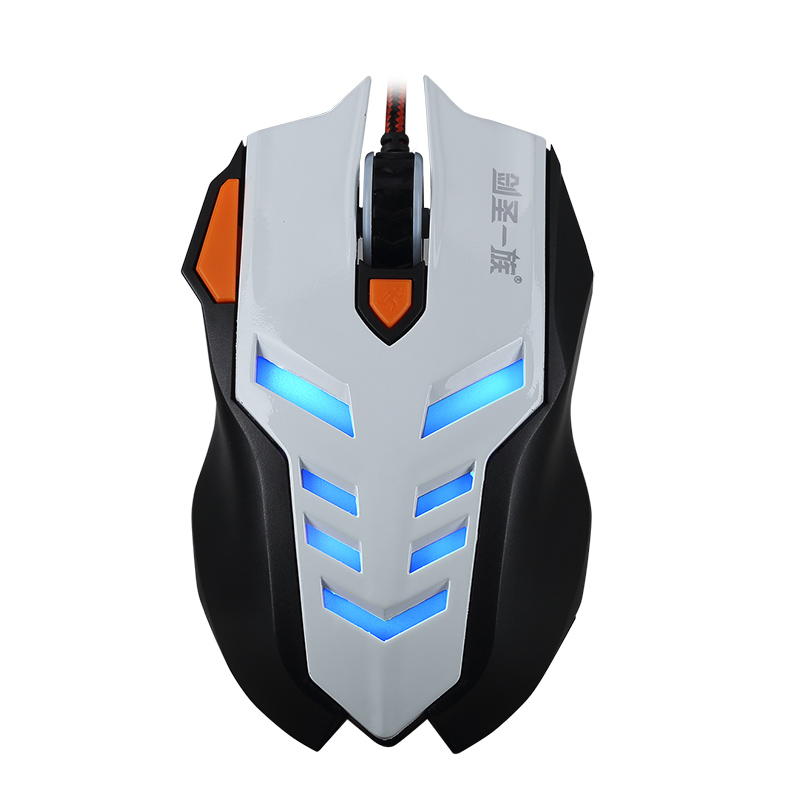 brand new js-x3 3d 4 color optical wired game gaming mouse mice for pc laptop computer lol cf wow