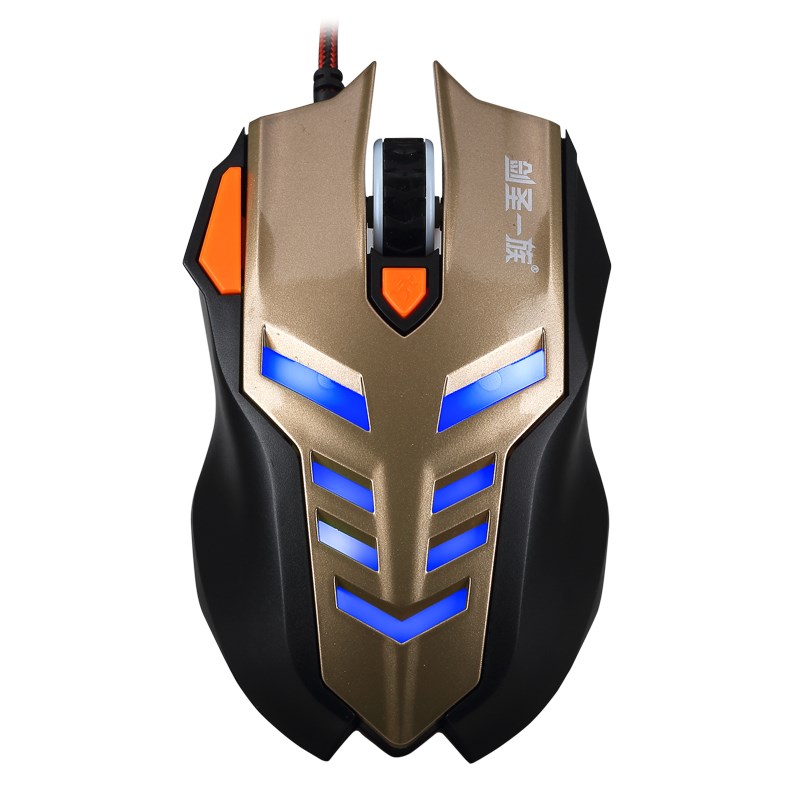brand new js-x3 3d 4 color optical wired game gaming mouse mice for pc laptop computer lol cf wow