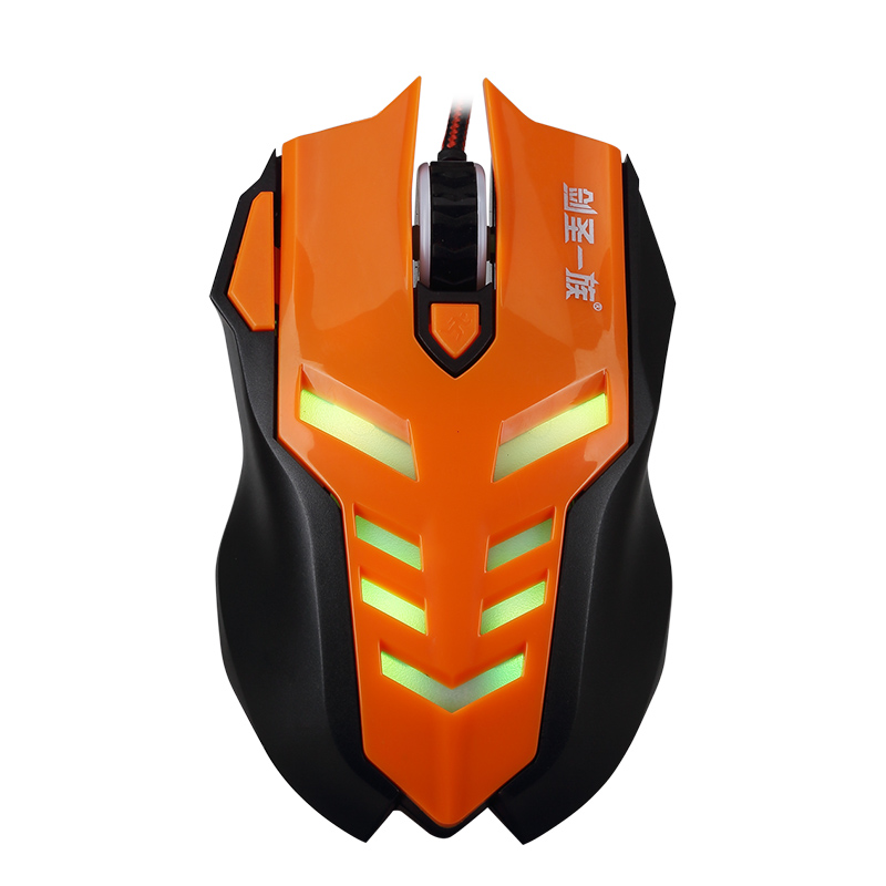 brand new js-x3 3d 4 color optical wired game gaming mouse mice for pc laptop computer lol cf wow