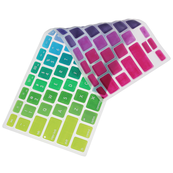 brand new us colorful silicone keyboard cover skin for apple for macbook pro retina 13 15