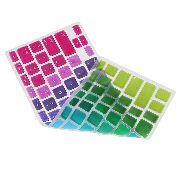brand new us colorful silicone keyboard cover skin for apple for macbook pro retina 13 15