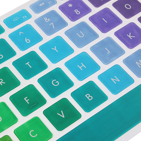 brand new us colorful silicone keyboard cover skin for apple for macbook pro retina 13 15