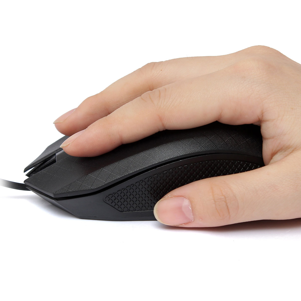 brand new usb wired optical 2400dpi gaming game mouse mice scroll wheel 4 buttons silence for computer laptop pc (random color)